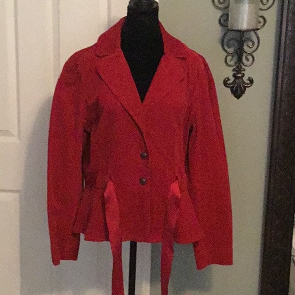 Cato Jackets & Blazers - Red Corduroy Jacket